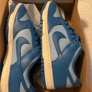 Nike Blue and White Men's Sneakers